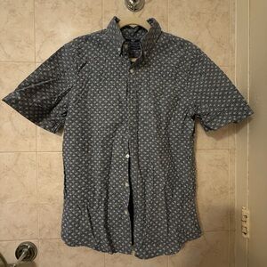 Vineyard Vines Navy Patterned Button Down Shirt